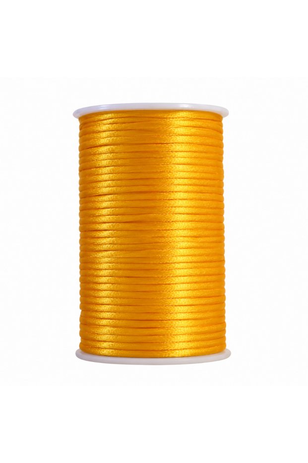 Floral Rope Yellow 90 Meters 2 mm Bracelet Making Bijouterie Decoration Parachute Cord Rat Tail