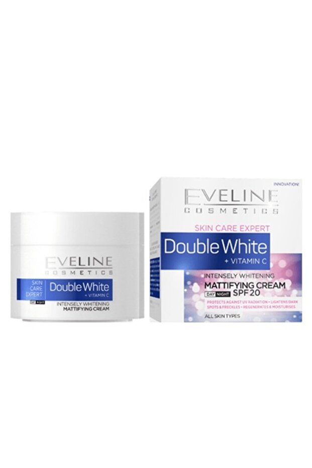 Eveline Double Whitening Vitamin C Mattifying Cream 50ml