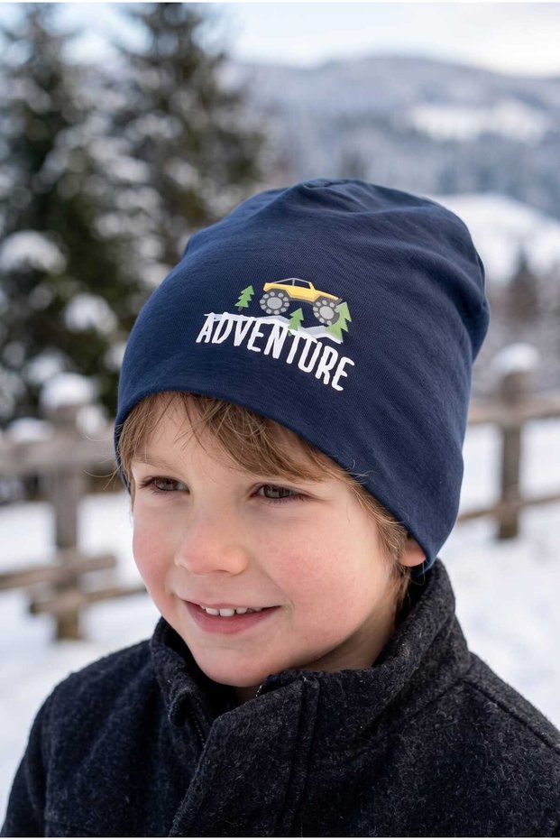 Kitti 4-8 Years Old Boys' Combed Cotton Beret