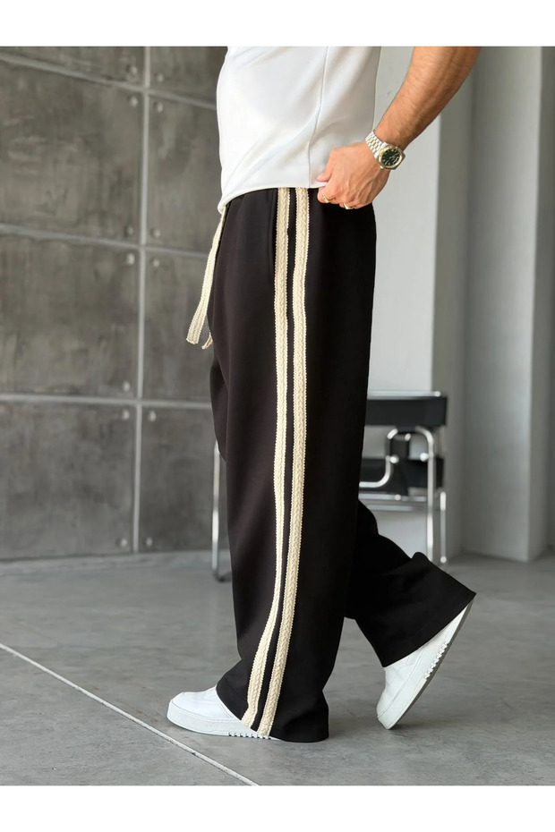 Wicker Stripe Design Baggy Tracksuit