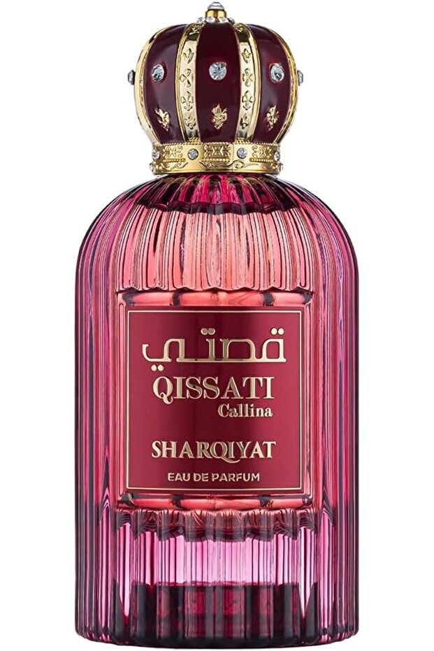 Qissati Callina by Eau de Parfum, 100 ml, Royal Crown Design, Red and Gold Box