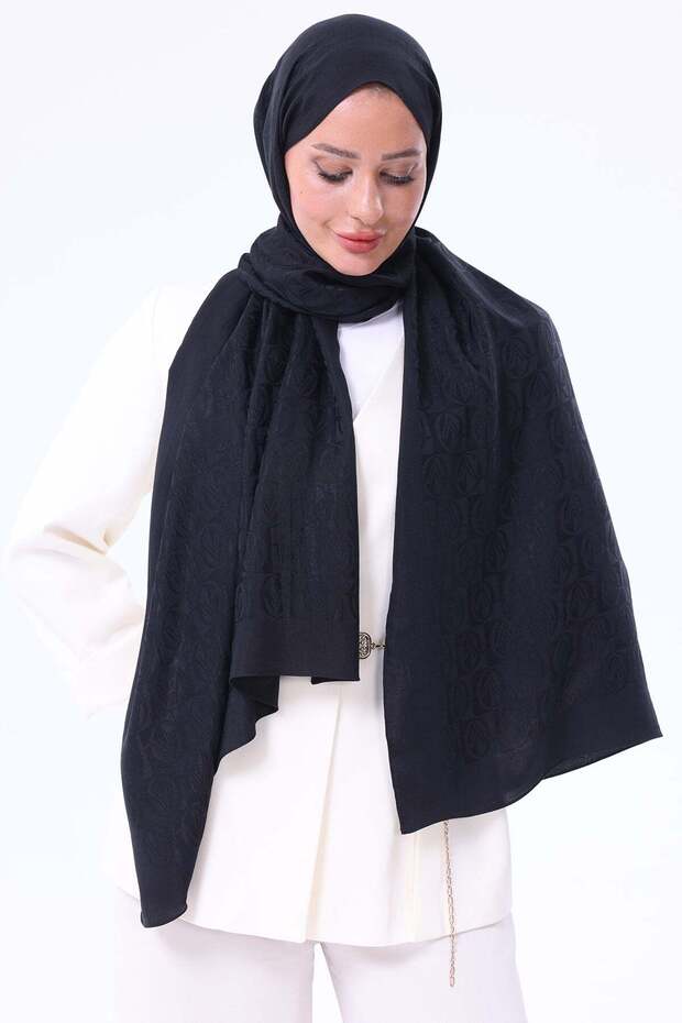Alia Shawl - 4 - New Dark Navy Blue