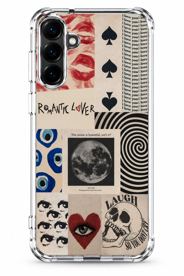 Samsung A14 Printed Transparent Case