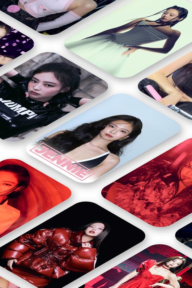 Blackpink Jennie 56 Piece Premium Photo Card Set