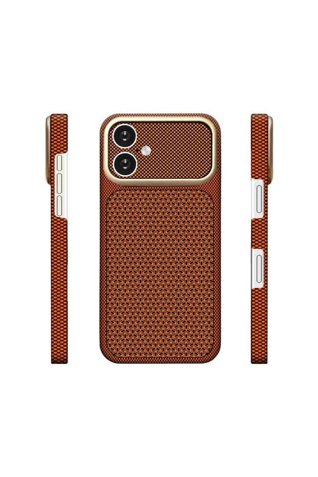 iPhone 17 Compatible Magsafe Supported iPhone 18 Pro Max Appearance Premium Carbon Fiber Appearance Textured Luxury Cover Nexel