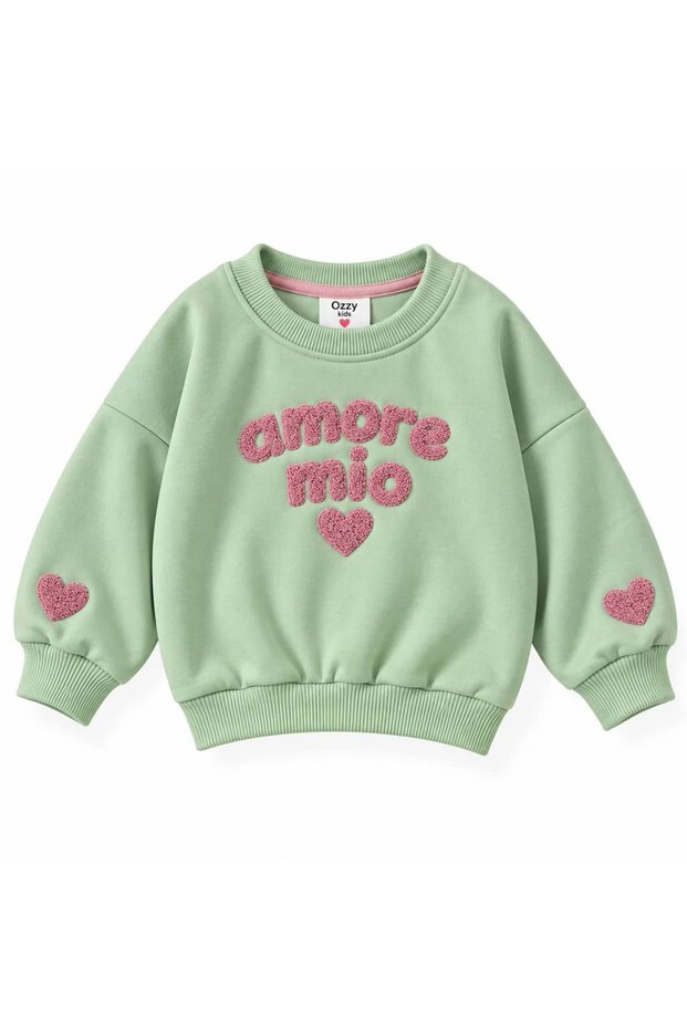 Girl's Embroidered Sweatshirt