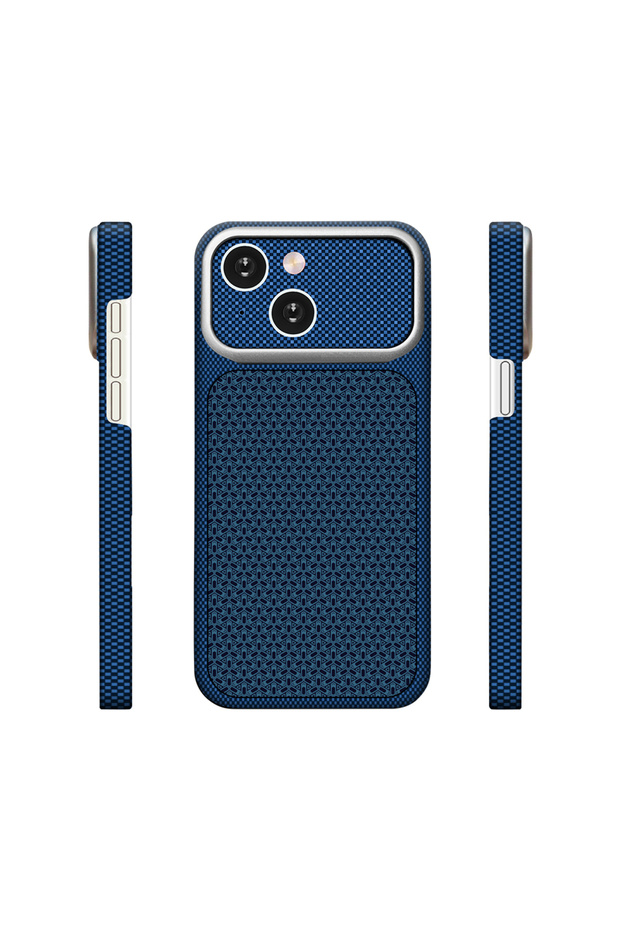iPhone 15 Compatible Magsafe Supported iPhone 18 Pro Max Appearance Premium Carbon Fiber Appearance Textured Luxury Cover Nexel
