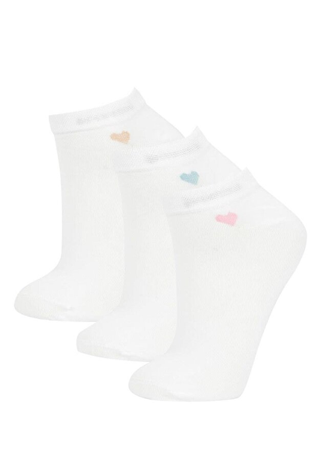 Breathable 3-Pack Bamboo Booties Socks (Ns)