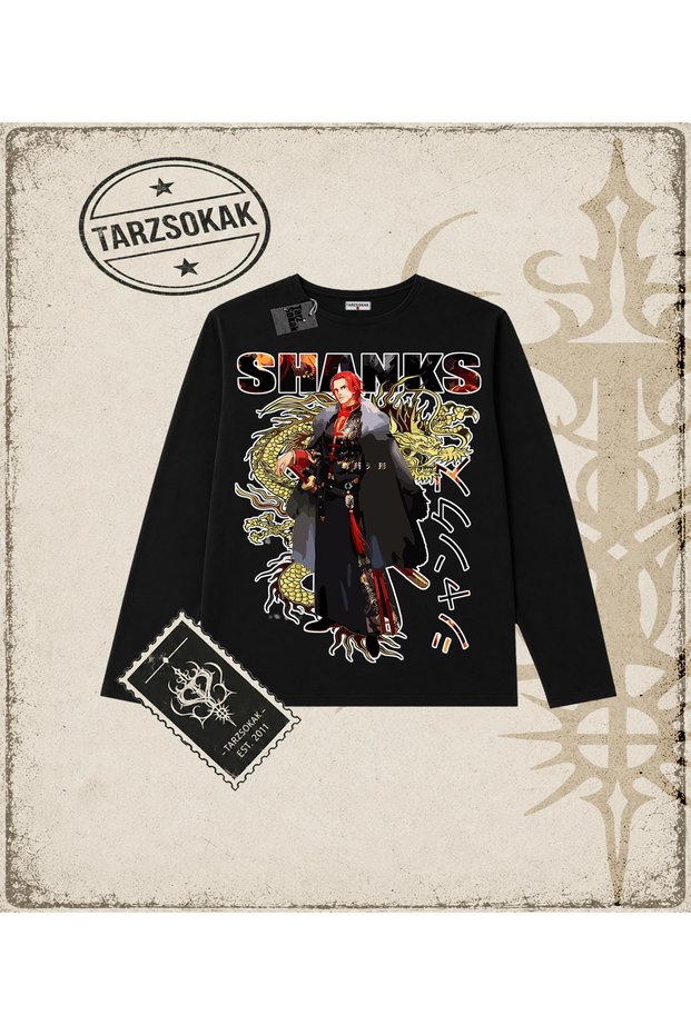 One Piece Anime Characters Biskilet Collar Long Sleeve White