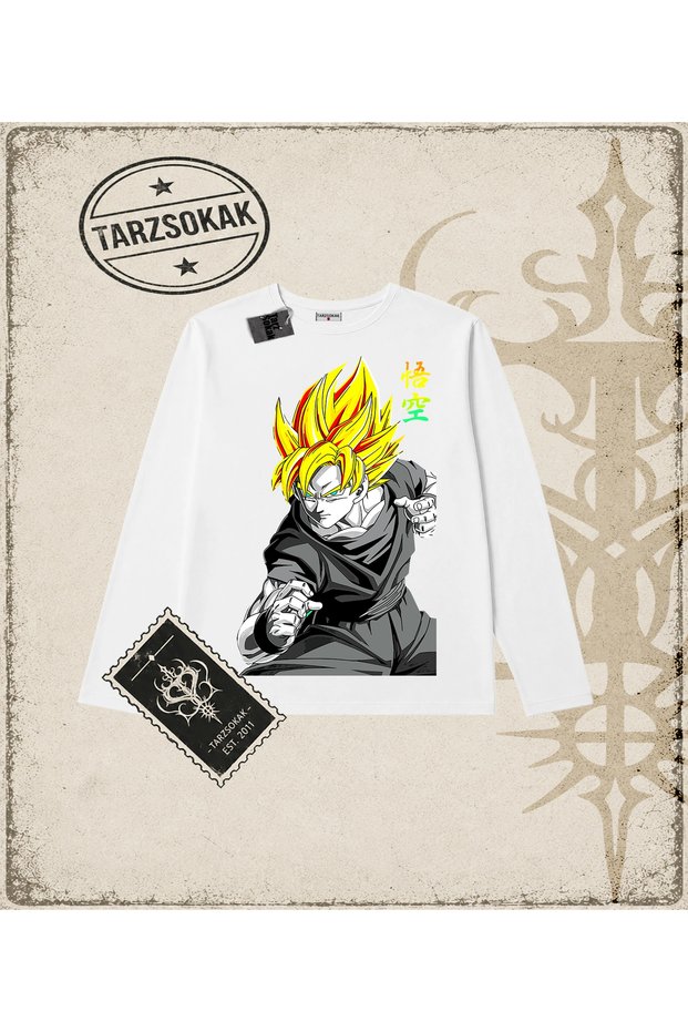 Dragon Ball Anime Printed Long Sleeve