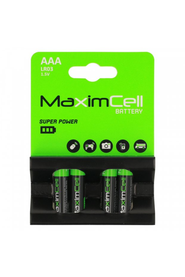 Baterii Super Putere, AAA / LR3, Set 4 bucăți