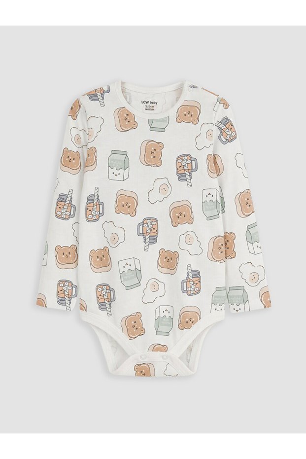 I Embroidered Baby Boy Snap Bodysuit from Freezen Store