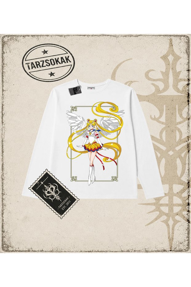 Sailor Moon Anime Printed Long Sleeve