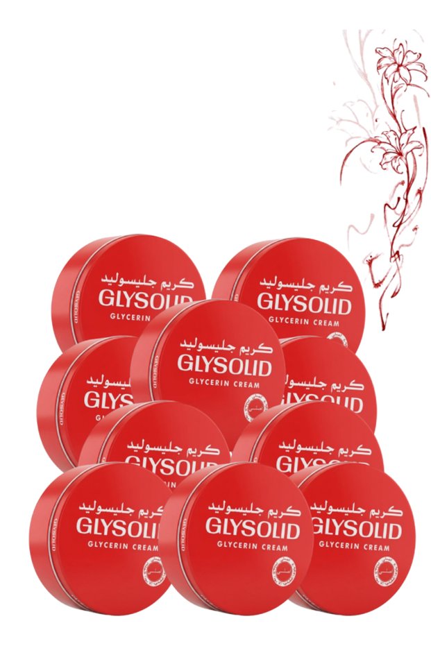 10 قطع كريم الجلسرين 250 مل