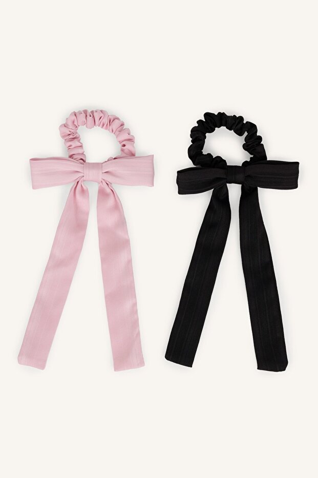 Women's 2-Piece Bow Ribbon Hair Accessory Hairpin Set I6970Axns