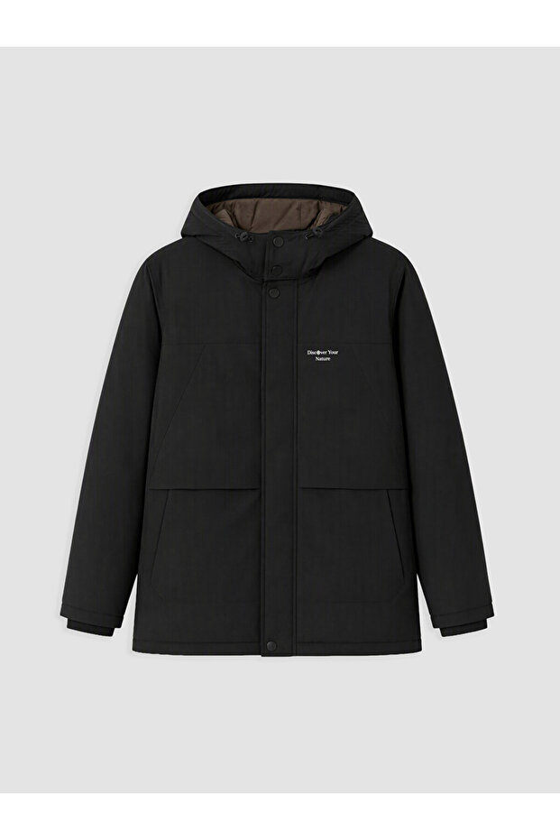 Rmz Gi̇yi̇m Farkiyla Standard Fit Hooded Men's Puffer Jacket