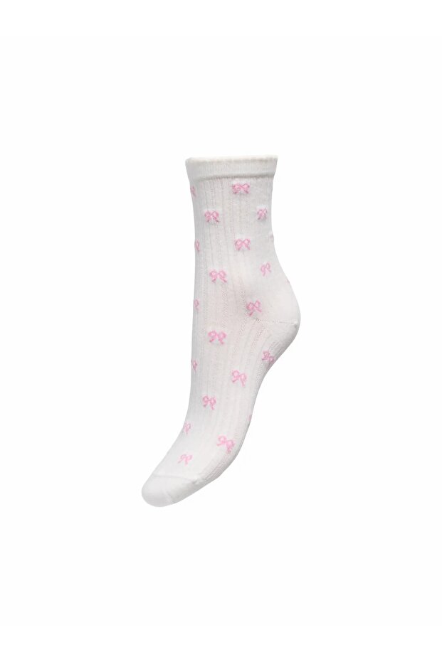 Women's White1 Onlholly Girly Socks Acc Socks