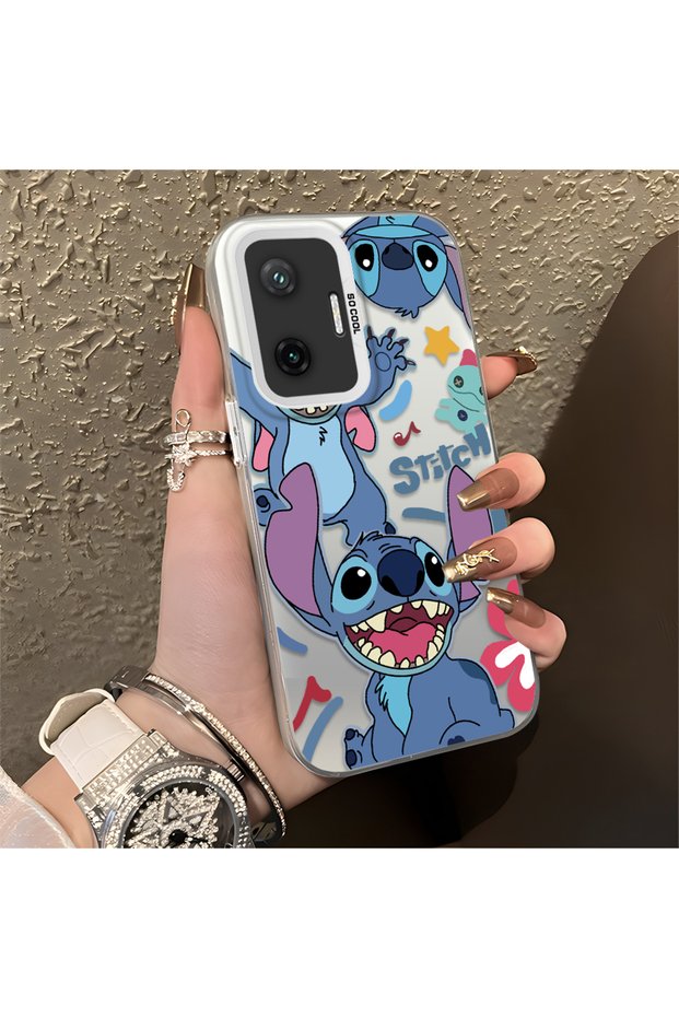 Poco F7 Compatible Colorful Decorated Cartoon Cute Monster Shock-Proof Pattern