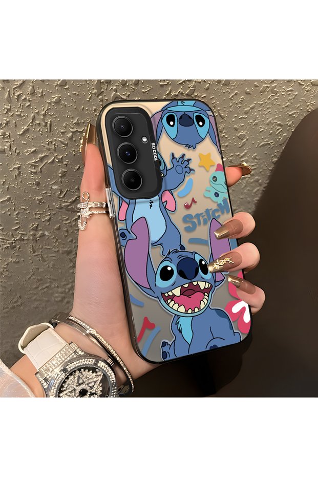 Samsung Galaxy A55 Compatible Colorful Decorated Cartoon Cute Monster Shock-Proof Pattern