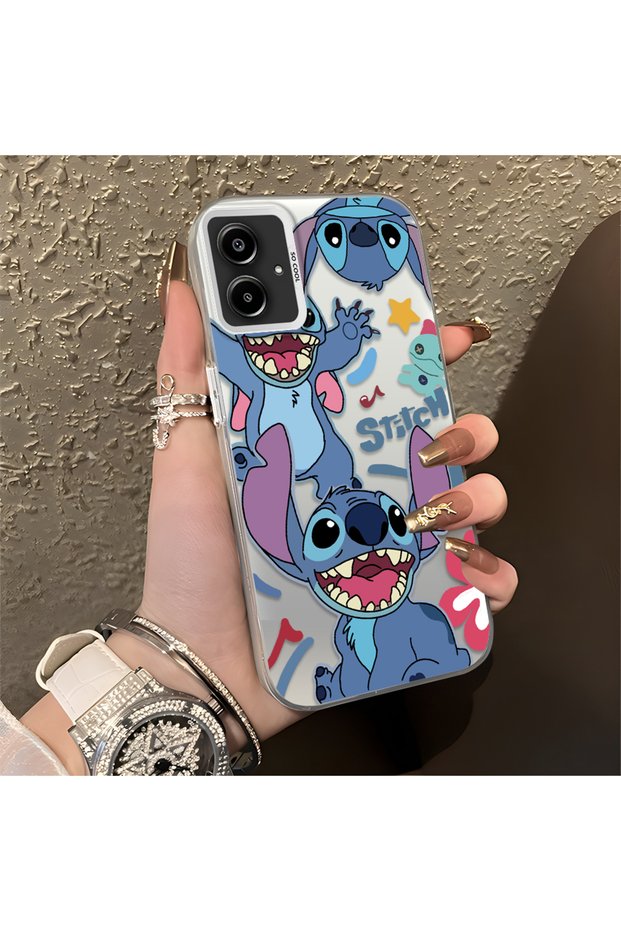 Samsung Galaxy A06 4G/5G Compatible Colorful Decorated Cartoon Cute Monster Impact-Resistant Pattern