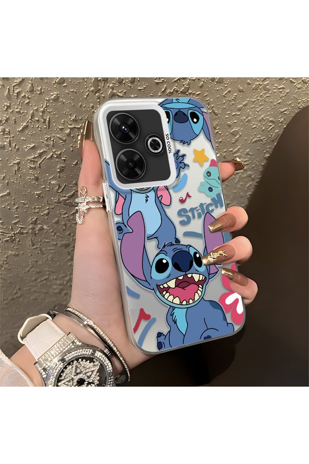 Redmi 13/13X Compatible Colorful Decorated Cartoon Cute Monster Impact-Resistant Pattern