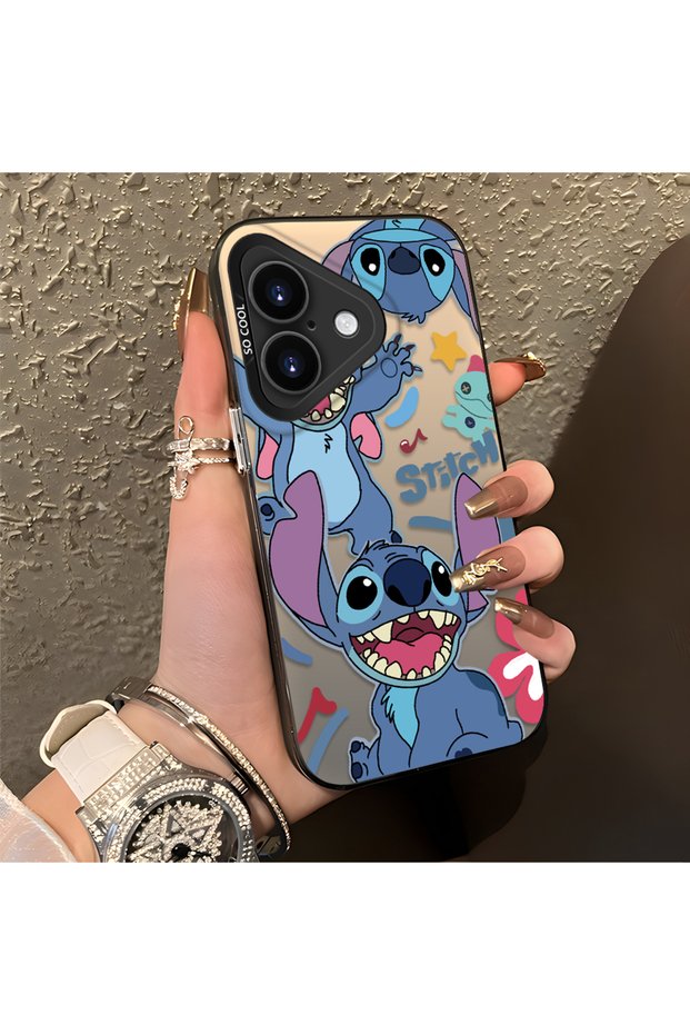 iPhone 17 Compatible Colorful Decorated Cartoon Cute Monster Shockproof Pattern