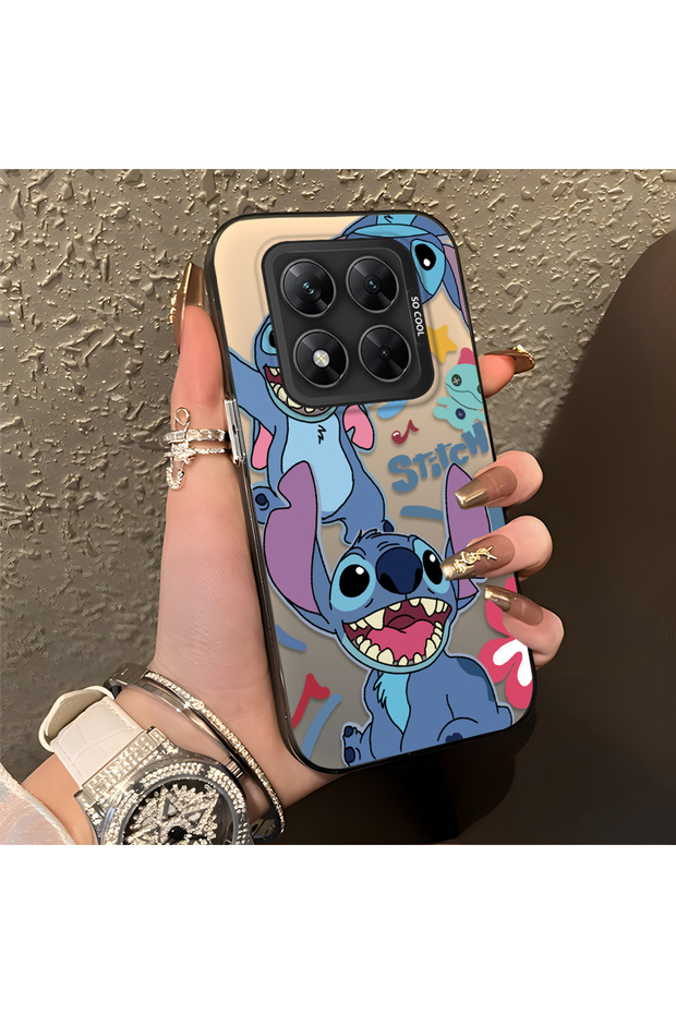 Poco X7 Compatible Colorful Decorated Cartoon Cute Monster Shock-Proof Pattern