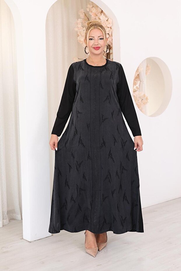 Plus Size Modal Fabric Stone Dress