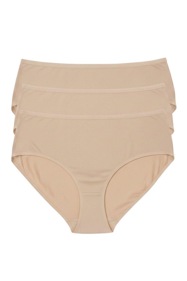3-piece panty set - black-white- skin dor2850