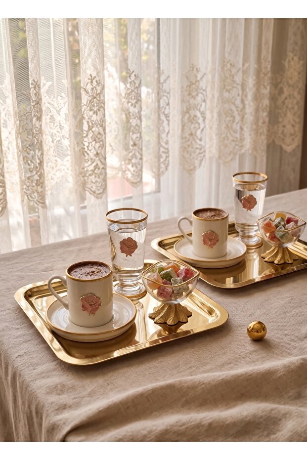 Rose4 Pink 10 Piece Catering Set for 2 People