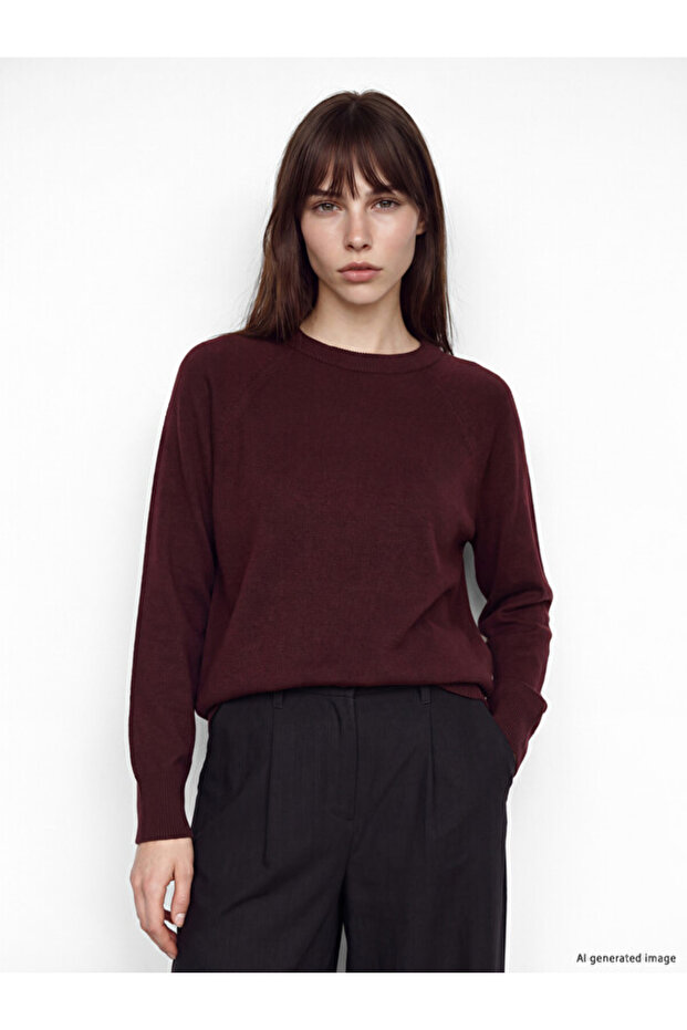 Esvab • Modern & Distinctive Zero Roba Collar Women's Knitwear Tunic
