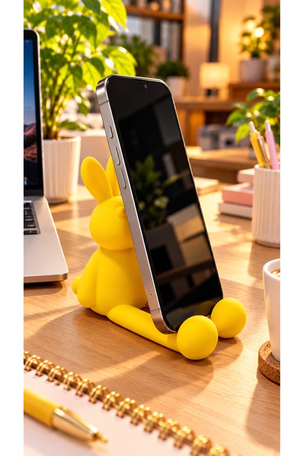 Cute Rabbit Phone Stand – Phone Holder for Office & Home