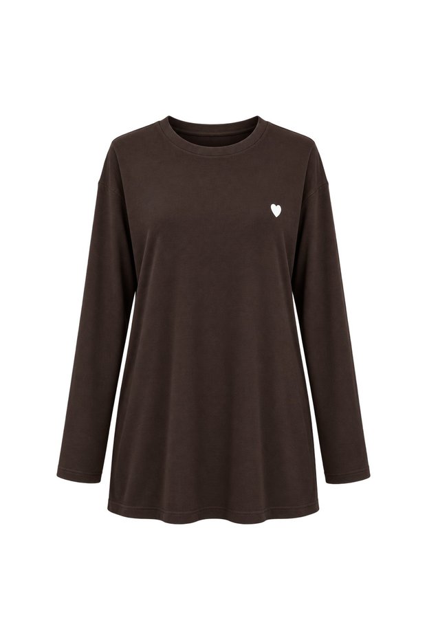Heart Embroidered Blouse