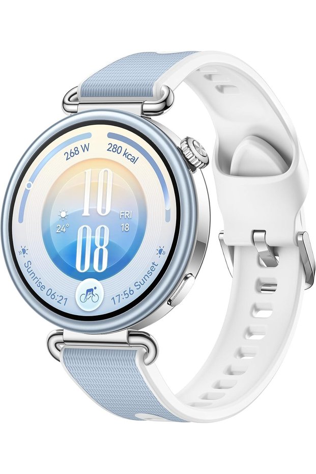 HUAWEI WATCH GT7 41mm Smart Watch, Upto 14 Days of Battery, iOS-Android Compatible, ECG, Heart Rate, 100+ Sports Modes, Physical Readiness Score, EasyCross Strap, Blue+FOC, HuaweiCare+ (AZ Exclusive)