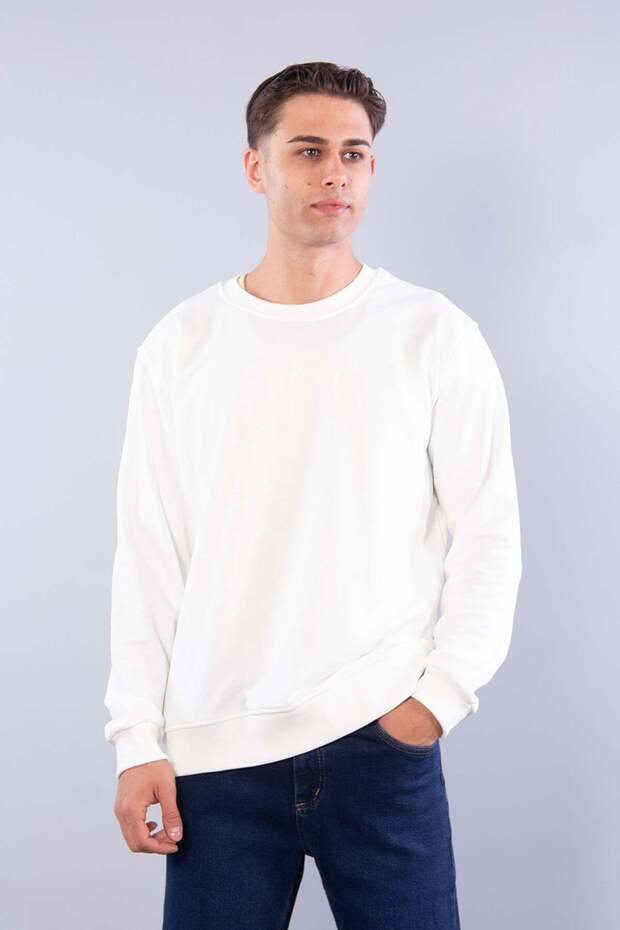 5879 three thread sweatshirt without raising