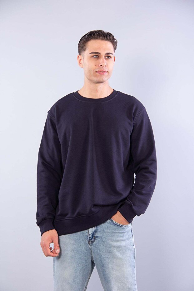 5879 three thread sweatshirt without raising
