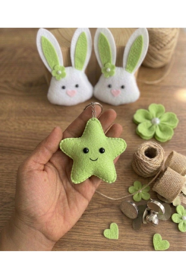 Keychain Star 10 Pieces