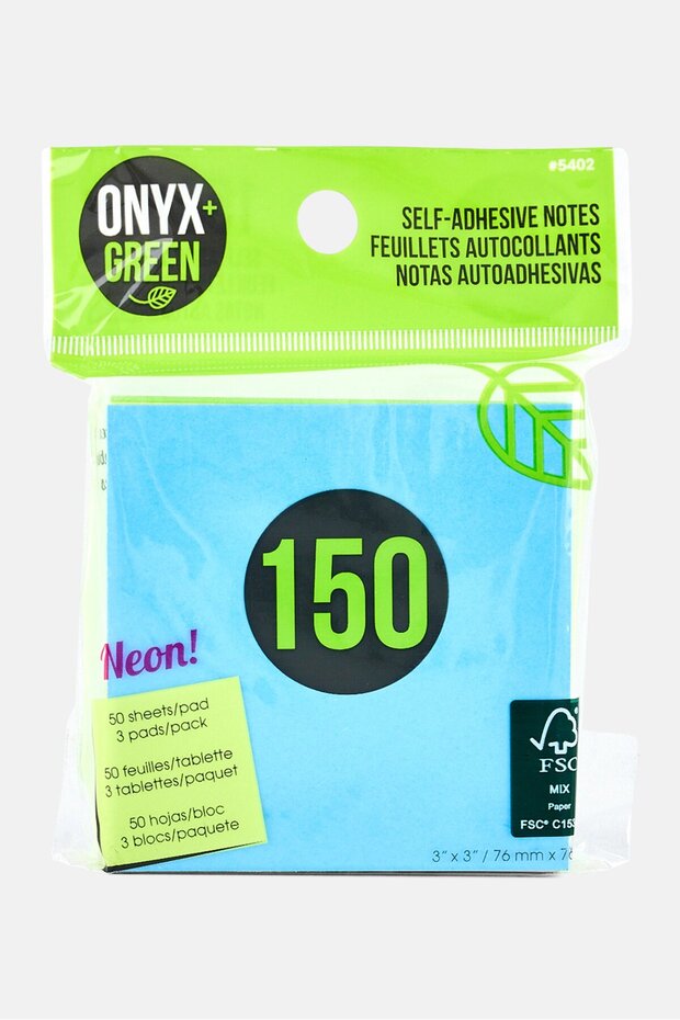 150 Pack Sticky Note Notes, Assorted