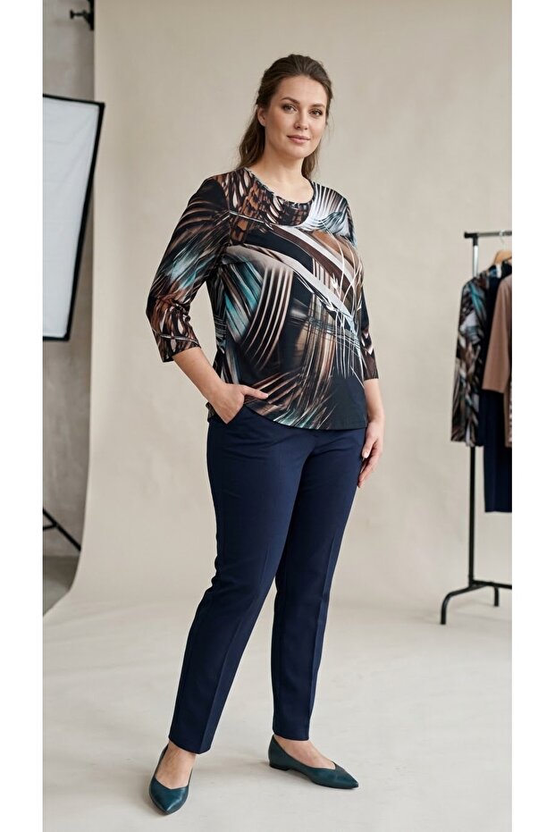 Truvakar Sleeve Plus Size Women's Blouse