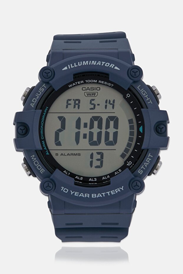 CASIO Men's Digital Grey Dial Watch - AE-1500WH-2AVDF