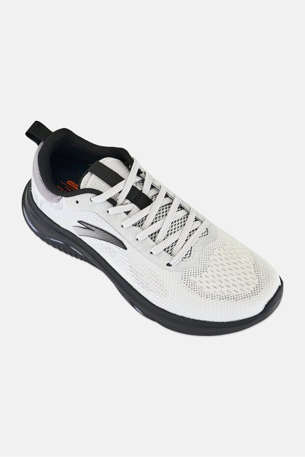 Men Cross Lace Up Training Shoes, Grey