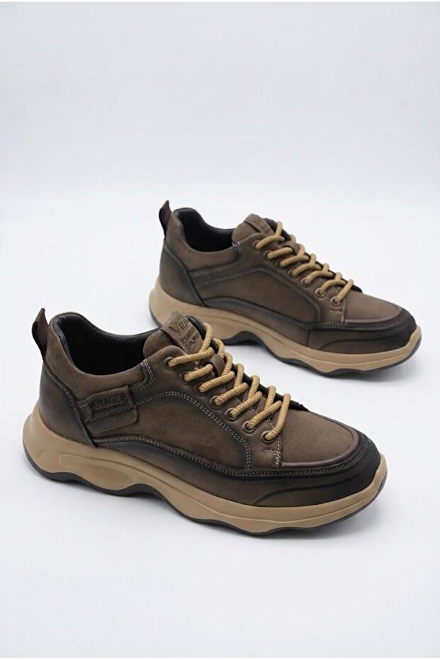 Genuine Leather Lightweight Comfortable Faylon Sole Men's Shoes M938