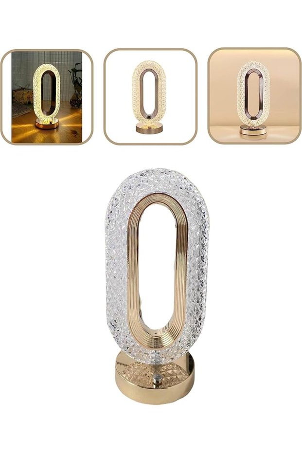 مصباح طاولة LED طويل العمر من كريتيس، USB، تغيير لون الضوء، مفتاح لمس