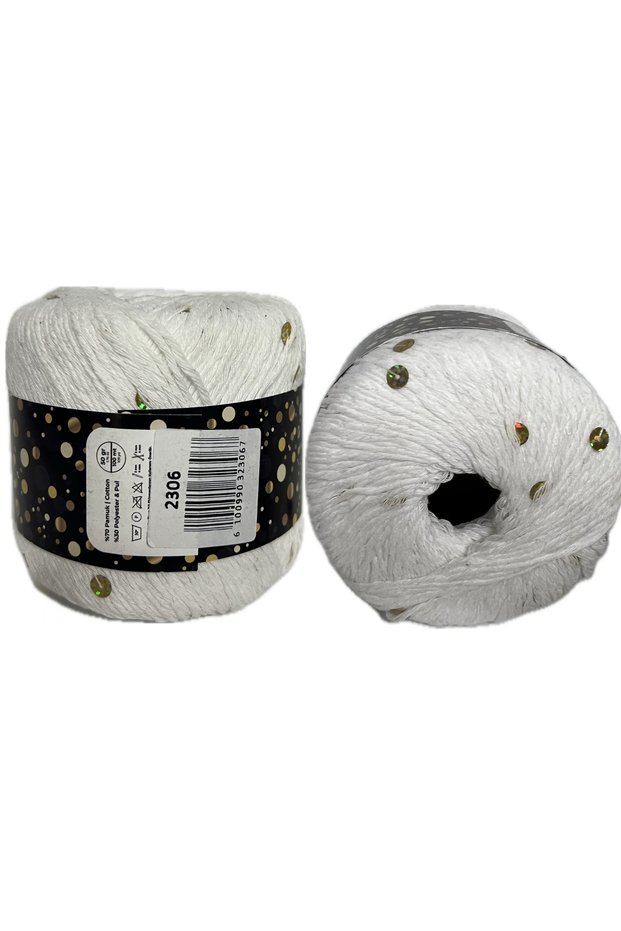 Sultan Beaded String Series Pullim and Pearl Series Bandana Beanie Blouse String 1 Piece 50 Grams 100 Meters (Color: 2306 Sequin)