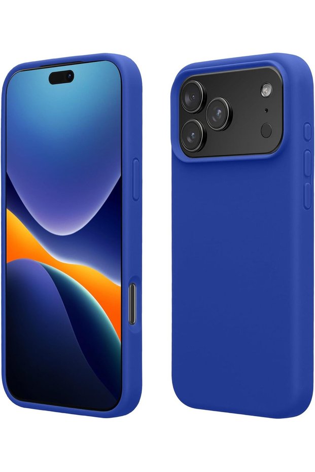 iPhone 17 Pro Max/18 Pro Max Case with Velvet Inside Screen and Camera Raised Launch Silicone Cover