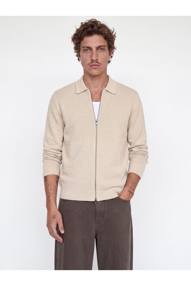Strickjacke Einfarbig Strickjacke