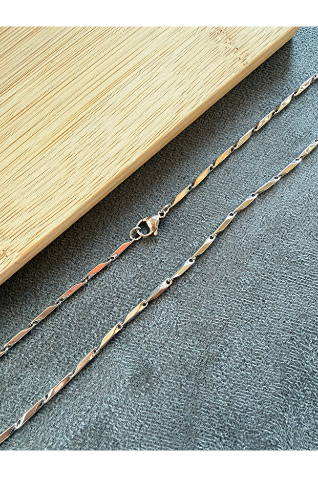 Stainless Tarnish-Resistant Classic Steel Necklace Steel Chain