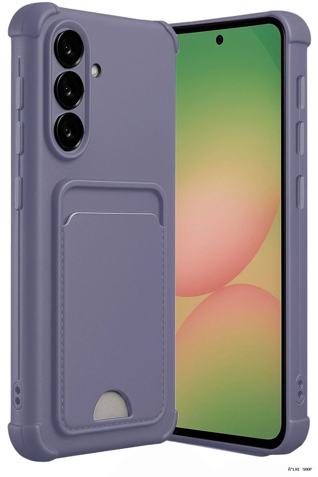 Ilkestor Newface Galaxy A36 Case Kelvin Silicone with Business Card Holder (32300) - Lilac