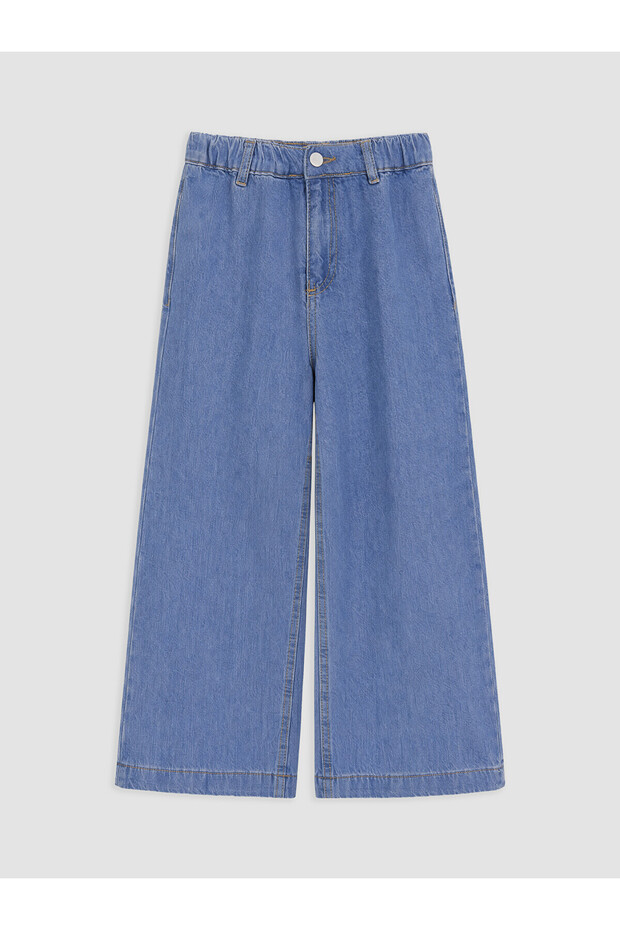 Two Mt Shop Quality Indigo Wideleg Girls' Jean Pants