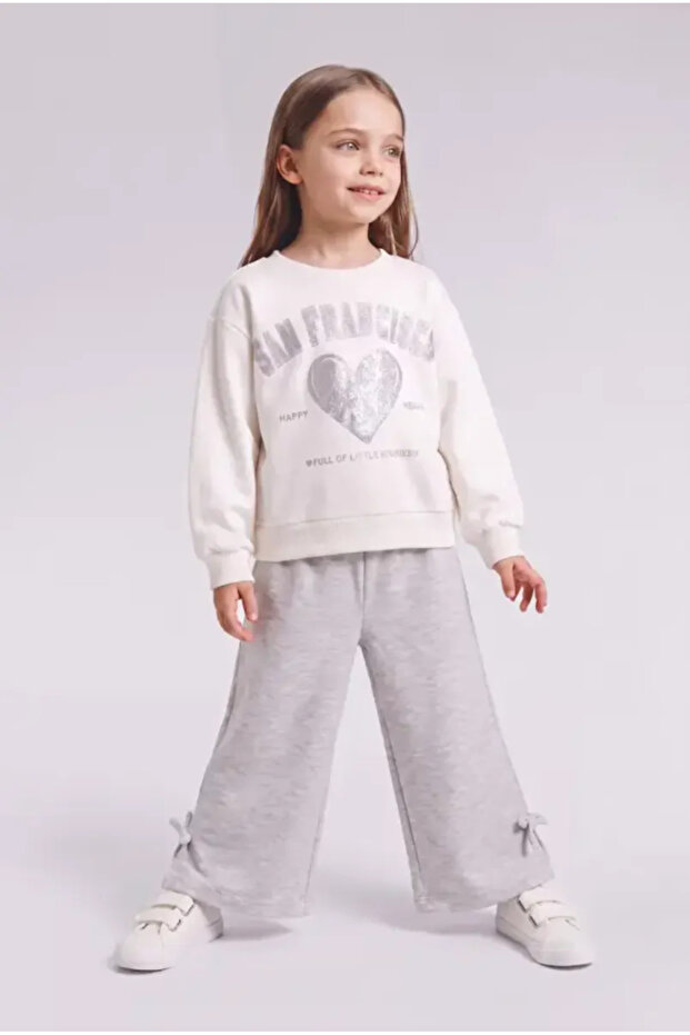 2-Piece Set Printed Sweatshirt and Sweatpants for Baby Girl I7733A526Au